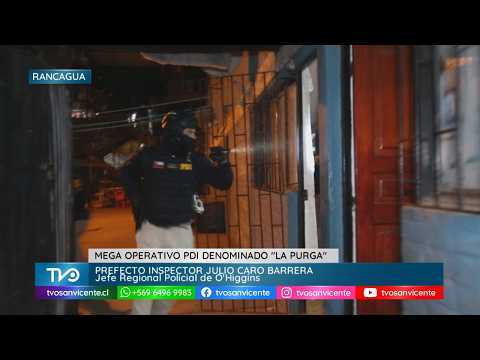 Mega operativo con más de 500 detectives permitió desarticular una estructura criminal de sicarios