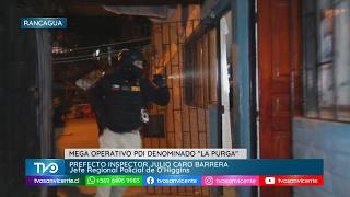 Mega operativo con más de 500 detectives permitió desarticular una estructura criminal de sicarios