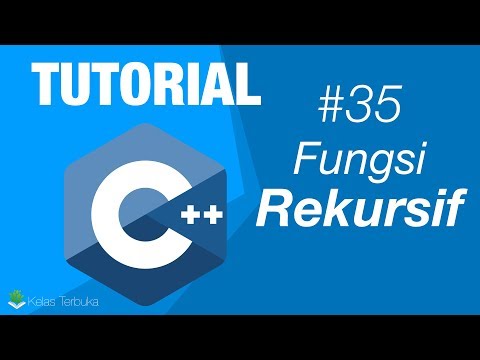 Belajar C Dasar 35 Fungsi Rekursif