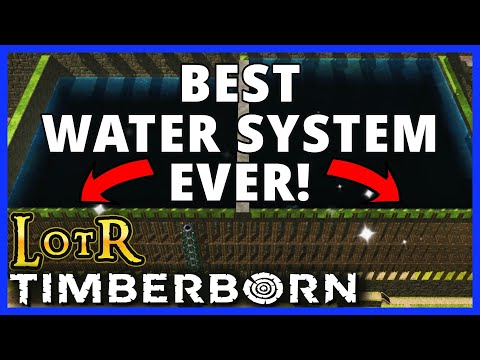 BEST WATER SYSTEM EVER! - Timberborn LOTR Ep 16