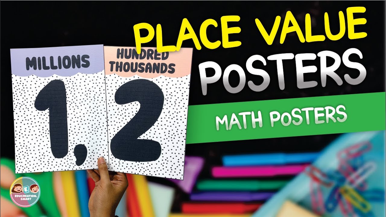 Let's Get to Know Place Value with a cute Place Value Poster- LINK IN DESCRIPTION!