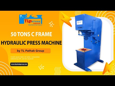 C Type Hydraulic Press Machine Capacity 50 Tons