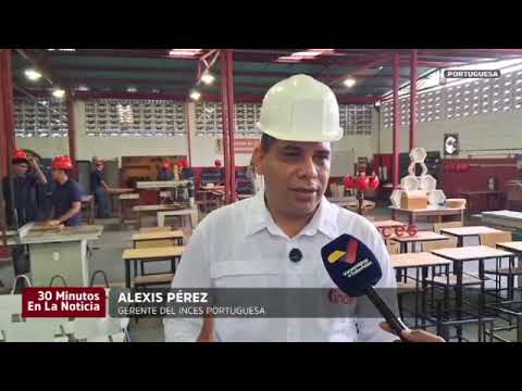 Inces recupera mesas y sillas escolares en el estado Portuguesa 