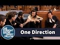 One Direction and Jimmy Have a Floor Interview.