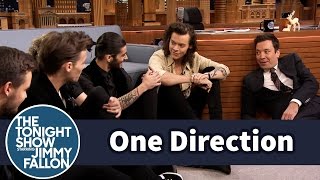 One Direction and Jimmy Have a Floor Interview