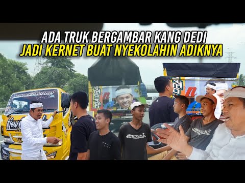 MENGAGUMKAN-KERNET TRUK BERGAMBAR KANG DEDI BARU LULUS SMA-UPAHNYA UNTUK SEKOLAH ADIKNYA