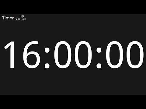16 Hour Countup Timer