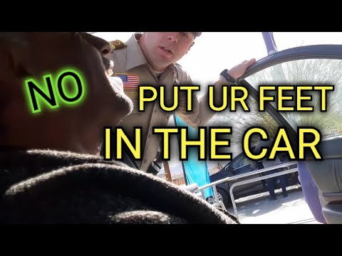 PULLED OVER FOR FLIPPING COP OFF Apple Valley Police (Deputy Cullum) 1st Amendment Audit
