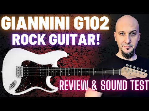 GUITARRA GIANINNI G102 - GUITARRA para ROCK por PREÇO ACESSÍVEL!