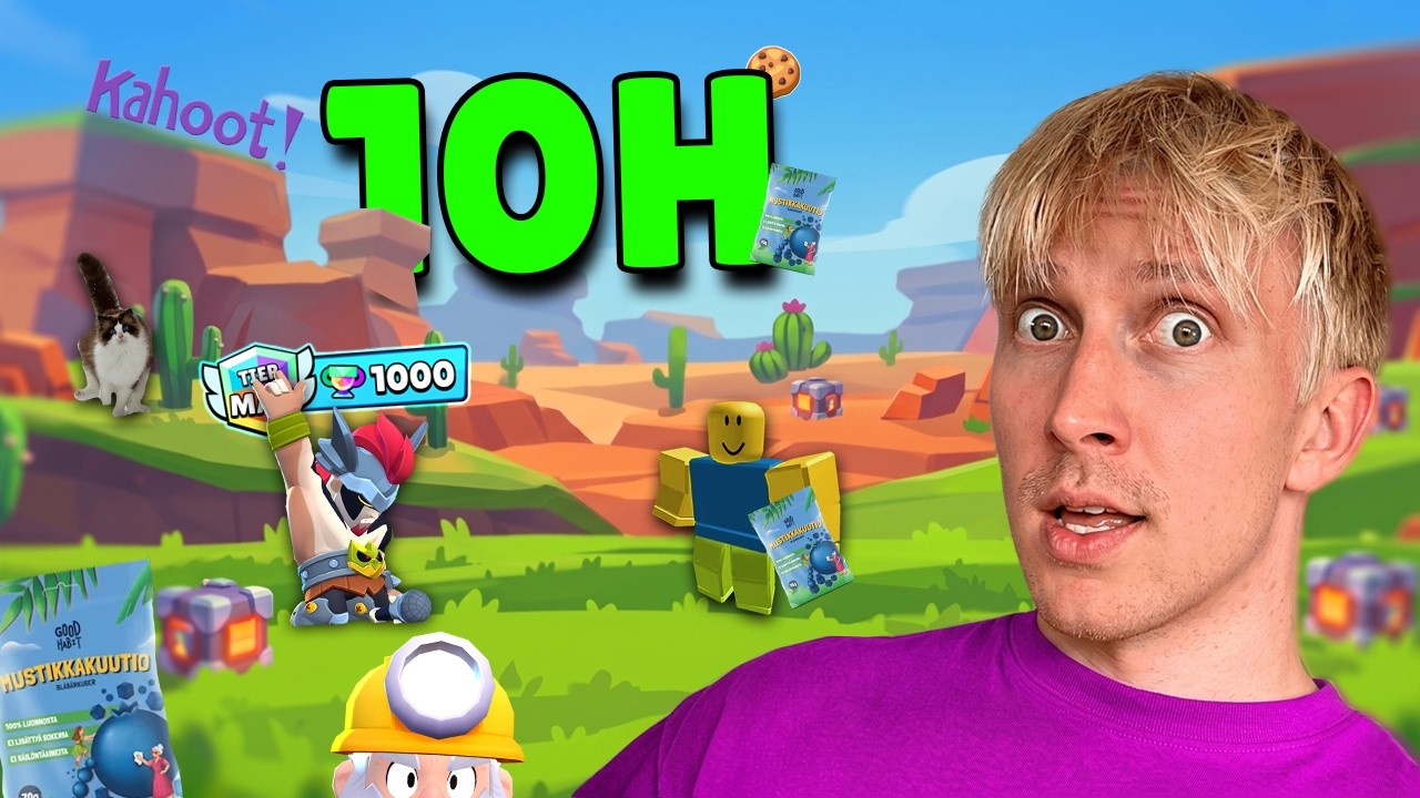 Huhtikuun *10 TUNNIN* LIVE 🔴🥳 | !arvonta JOKA TUNTI ⏰ | Damian 1K Trophyyn, Kahoottia, ADMIN ABUSEJA