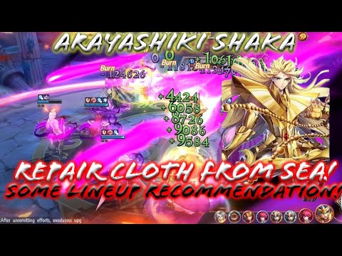 Saint Seiya: Awakening - Arayashiki Shaka Repair Cloth lineup Recommendation! Trying SEA Shaka!