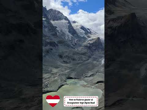 Grossglockner Alpine Highroad with Pasterze glacier, Austria