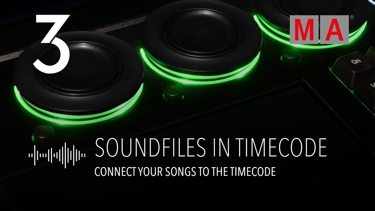 grandMA3 | Software Release Version 2.0 | Soundfiles in Timecode