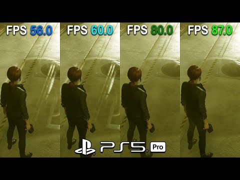 Control Ultimate Edition - PS5 PRO Patch Graphics & Frame Rate Comparison
