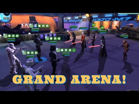 Second Grand Arena Livestream Ever! Attempt IT vs DR for the first Time! SWGOH!
