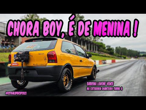 Chora Boy, é de menina! Sabrina é campeã da DTA no Festival SPIDCUP2023