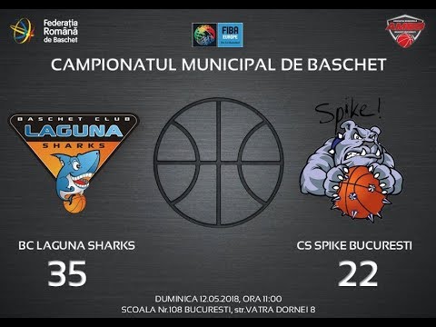BC Laguna Sharks - CS Spike Bucuresti  35-22 (Final de meci, HD Version 12.05.2018)