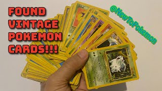 Found vintage Pokemon cards! Sorting through a childhood collection 😁