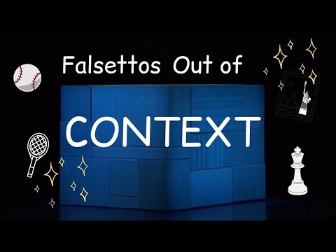 Falsettos but it is severely out of context (so much so it so that it is concerning)