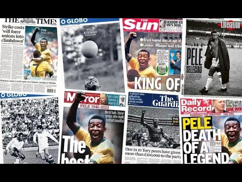 This is how the world media saw Pele's death