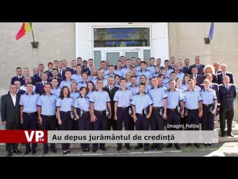 Au depus jurământul de credință