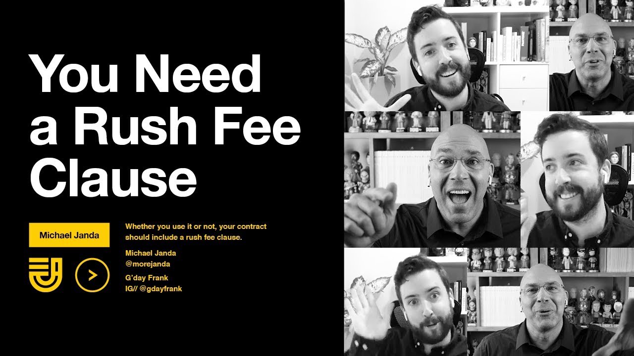 You Need a Rush Fee Clause | What is a rush fee?