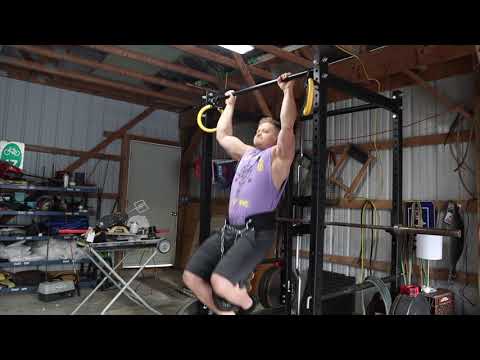 75lb x (almost) 2 Reps Pull-Up @ 220lb Bodyweight
