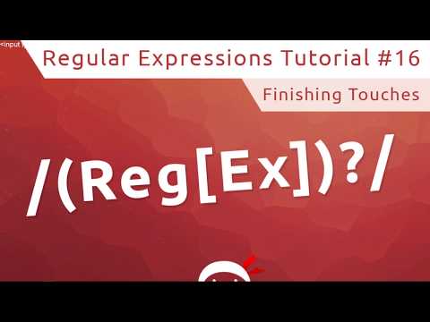 Regular Expressions RegEx Tutorial 1 What is RegEx