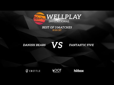 Wellplay Invitational: Danish Bears vs Fantastic Five #2 w/ @dragondropdota & @MotPax