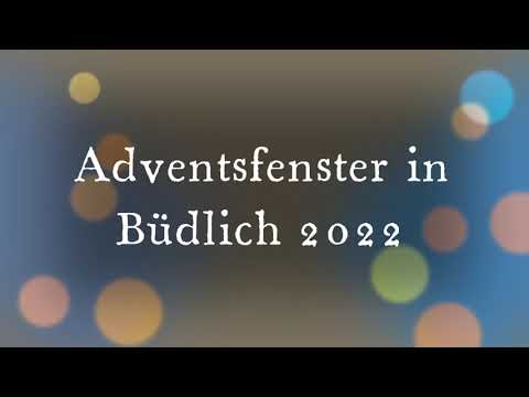 Adventsfenster in Büdlich 2022