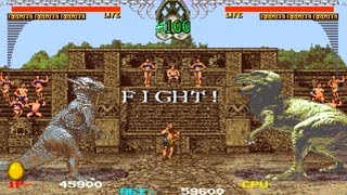 Dino Rex - Dinosaur Themed Arcade Battle Game (Taito 1992)