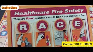 fire race pass sign board Safety P.A.S.S. & R.A.C.E fire extinguisher race and pass signage