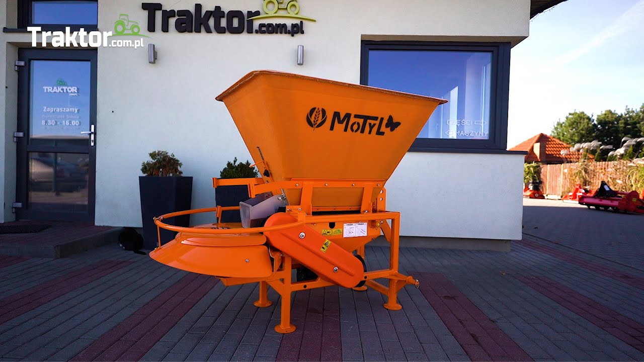 Rozsiewacz nawozów, posypywarka komunalna MOTYL N 031 M/1-2 do wąskiego wysiewu I Traktor.com.pl