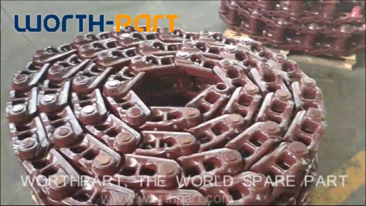 Track chain link assembly processing(by xiamen worthpart company)