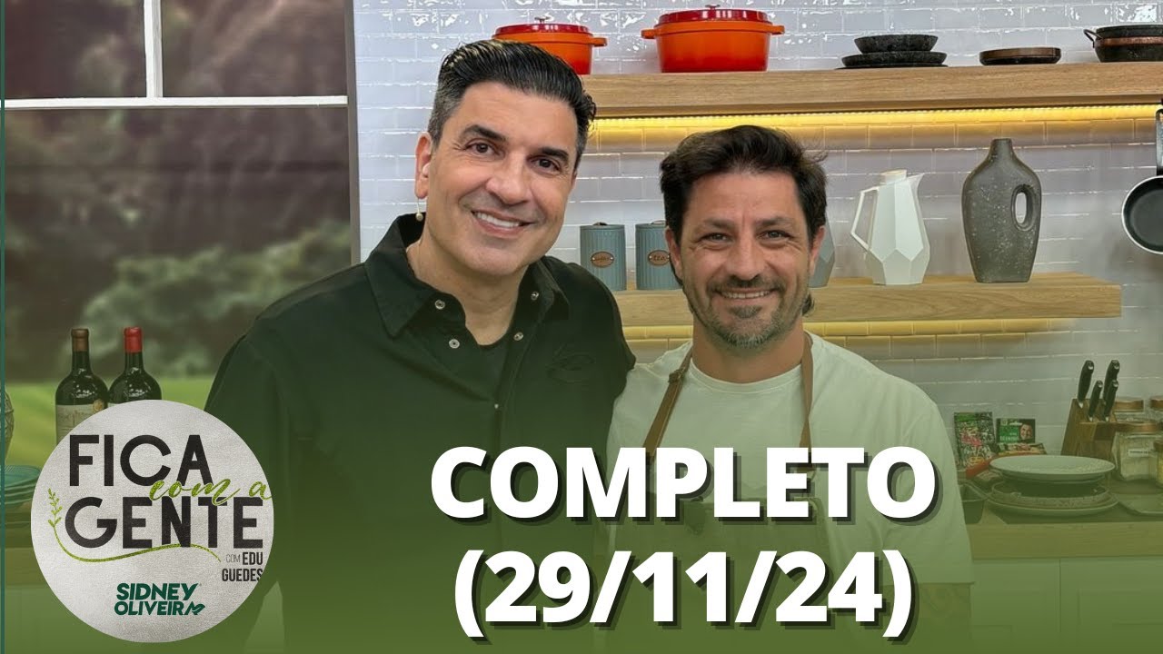 Fica com a Gente: Iscas de filé-mignon, Gelado crocante de nozes e mais (29/11/24) | Completo