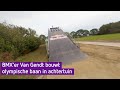 Twan van Gendt heeft een BMX-baan in zijn achtertuin