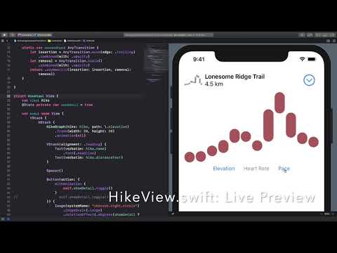 SwiftUI - Drawing Paths and Shapes - Section 4: Compose Animations for Complex Effects (Xcode 11)