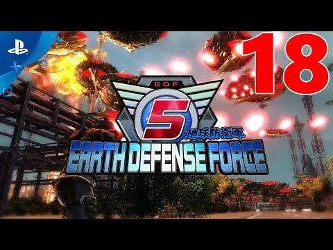 Earth Defense Force 5 Gameplay Walkthrough Part 18 Mission (37-38)