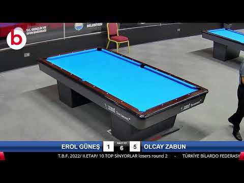 EROL GÜNEŞ & OLCAY  ZABUN Bilardo Maçı - 