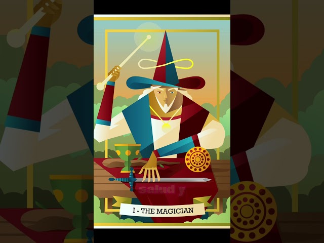 Vídeo relacionado con El Mago, Carta antigua del Tarot, Magia, Sobrenatural Manga Larga