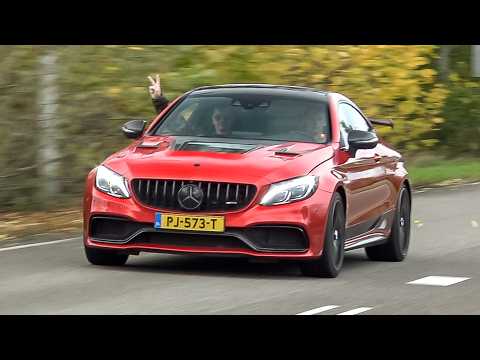 Cars Leaving a Car Meet!