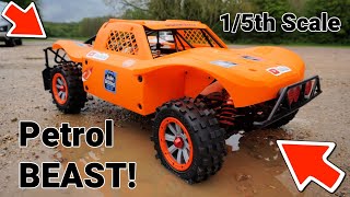 DON'T Watch this Epic & Loud 1/5th Scale Petrol RC Truck