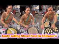 South Indian Aunty Selling Thalipeeth Appe And Dosa In Kolhapur Street Style Fresh Breakfast