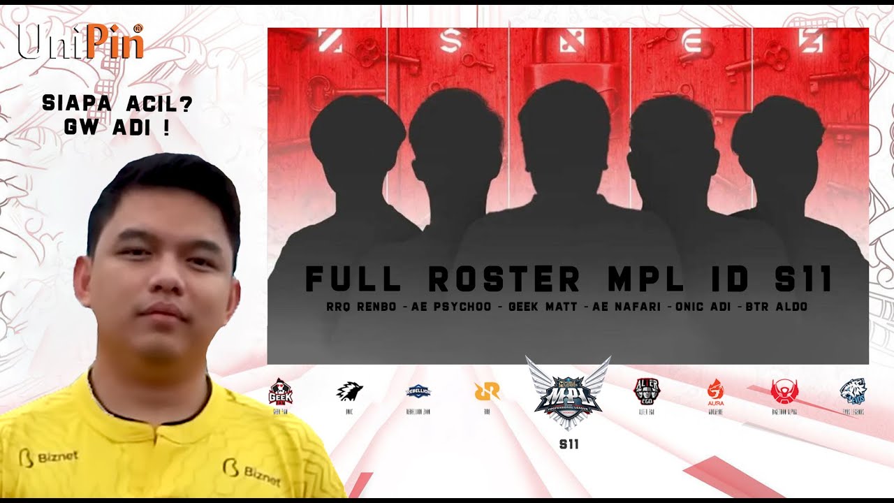 LINE UP & ROSTER RESMI ALL TIM MPL ID SEASON 11! GAK ADA ACIL! - UPNEWS 106