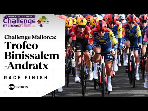 BRUTAL FINISH! | Women's Challenge Mallorca Trofeo Binissalem-Andratx Final KM's |TNT Sports Cycling