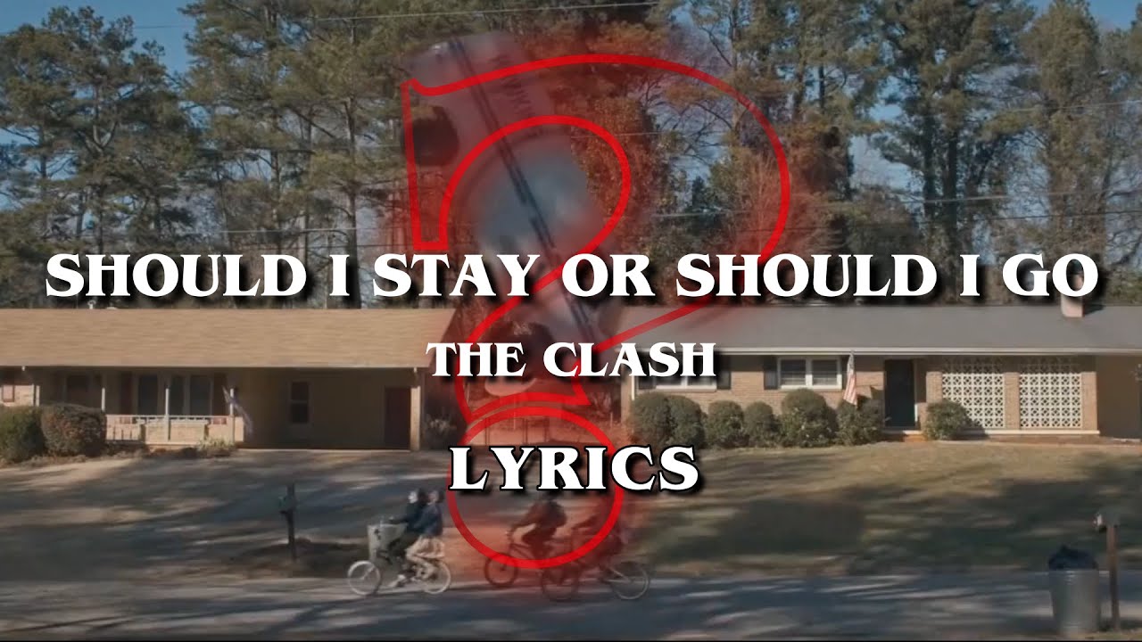 Should I Stay or Should I Go (Lyrics & Sub Esp) Stranger Things | The Clash