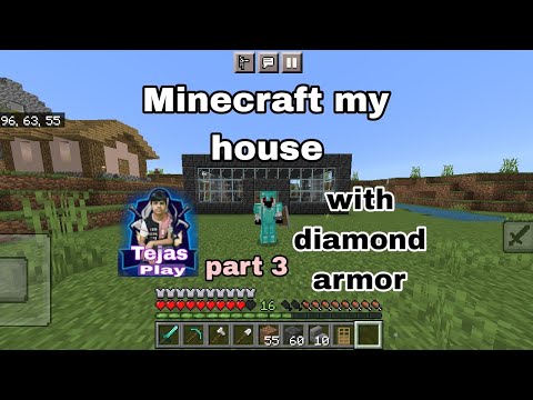 Insane Minecraft House Build with Diamond Armor! 😱