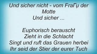Goethes Erben - Zinnsoldaten Lyrics