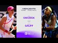 Iga Swiatek vs. Coco Gauff  | 2024 Rome Semifinal | WTA Match Highlights