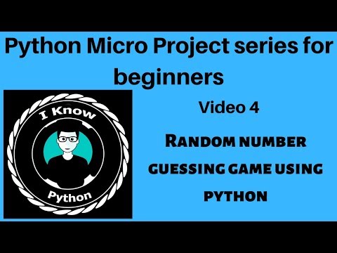 Beginners Python Micro Project Series Random Number Guessing Game Using Python